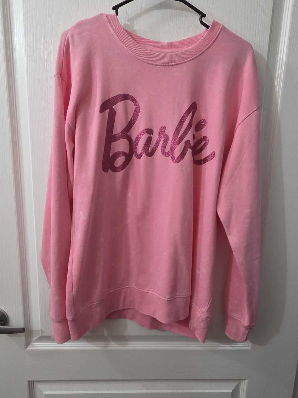 New! Barbie Pink Logo Sweatshirt